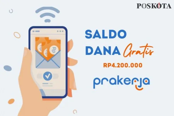 Masukkan NIK E-KTP ke Sini! Saldo DANA Gratis Rp4.200.000 Subsidi Pemerintah via Prakerja Auto Nyemplung ke Dompet Elektronik . (Poskota.co.id/Della Amelia)