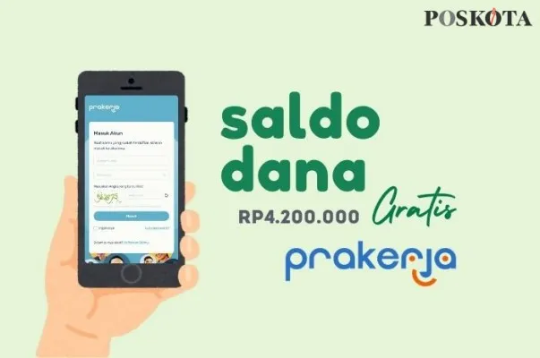 Dapatkan saldo dana gratis Rp4.200.000 dari Kartu Prakerja Gelombang 72. (Poskota.co.id/Della Amelia)