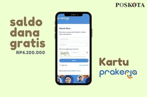 SELAMAT, Nomor Identitas KTP Anda Berhak Menerima Saldo Dana Gratis Rp4.200.000 dari Kartu Prakerja, Cek Sekarang via Link Ini.(Poskota.co.id/Della Amelia)