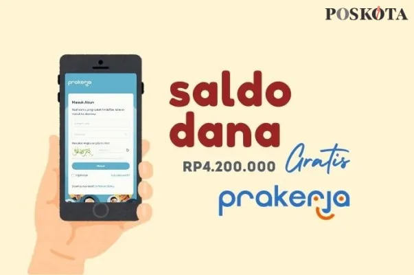 Dapatkan bantuan biaya Rp4.200.000 dari Kartu Prakerja. (Poskota.co.id/Della Amelia)