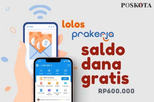 Kamu beruntung bisa klaim saldo dana gratis Rp700.000 hanya dengan menyelesaikan pelatihan Kartu Prakerja 2024. . (Poskota.co.id/Della Amelia0