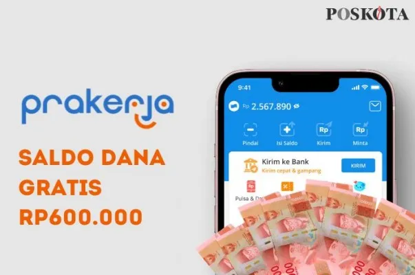 Ambil dan klaim saldo dana gratis Rp600.000 insentif Kartu Prakerja dan cairkan dari dompet elektronik. (Poskota.co.id/Della Amelia)