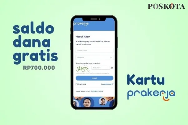 Tarik saldo dana gratis Rp700.000 ke dompet elektronik dari insentif Kartu Prakerja. (Poskota.co.id/Della Amelia)