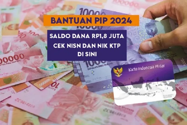 SELAMAT, NIK e-KTP Anda Masuk Jajaran Penerima Tunjangan SALDO DANA Rp1.800.000 Gratis dari Pemerintah Melalui Bantuan PIP 2024, Cek Informasinya Sekarang Juga! (Pixabay/Edited by Poskota)