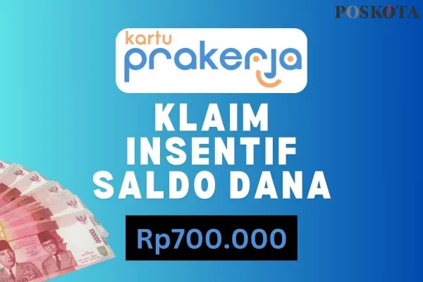 Ikuti Kartu Prakerja untuk klaim saldo DANA gratis berupa insentif Rp700.000. (Poskota.co.id/Febrian Hafizh Muchtamar)