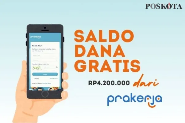 Saldo dana gratis Rp4.200.000 bisa Anda terima dari Kartu Prakerja Gelombang 72. (Poskota.co.id/Della Amelia)