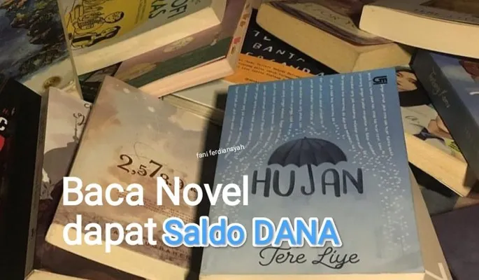 Di zaman yang serba canggih saat ini, kamu bisa mendapatkan uang gratis berupa saldo DANA hanya dengan membaca novel melalui beberapa aplikasi khusus. (X/@studyyymina modif fani ferdiansyah/poskota.co.id)