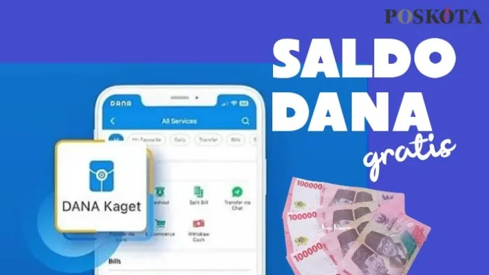 Caranya gampang untuk menang saldo DANA gratis agar bisa kantongi cuan ke dompet elektronik. (DANA/Neni Nuraeni)