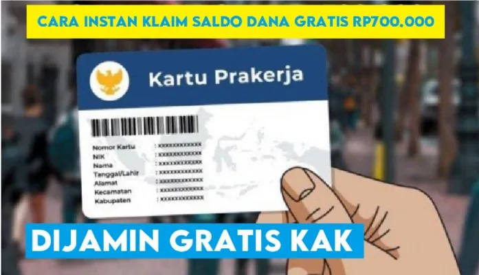 SALDO DANA Prakerja Rp700 Ribu Gagal Masuk Dompet Elektronik Gegara Telat Ikut Pelatihan, Begini Solusi Klaim Saldo Gratis. (Ilustrasi/prakerja.go.id)