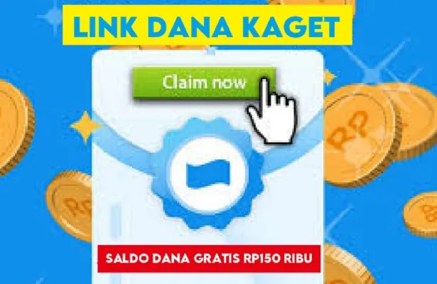 KLIK LINK DANA Gratis yang Asli Ada di Sini! Tarik dan Klaim Saldo Kaget Rp150 Ribu Hari Ini Minggu 21 April 2024. (Ilustrasi/Poskota)