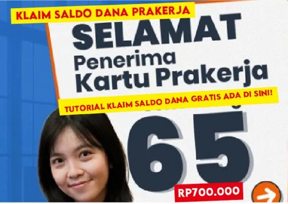 Buruan klaim saldo dana prakerja Rp700.000 dari pemerintah. Intip tutorial daftar Kartu Prakerja sekarang. (Instagram/@prakerja.go.id)