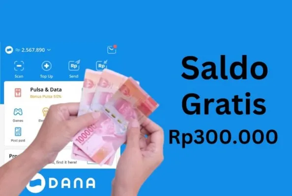 Rp300.000 Masuk ke E-wallet Hari Ini 7 Mei 2024 Gratis dari Game Penghasil Saldo DANA Tercepat (freepik/edited by Putri Aisyah Fanaha)