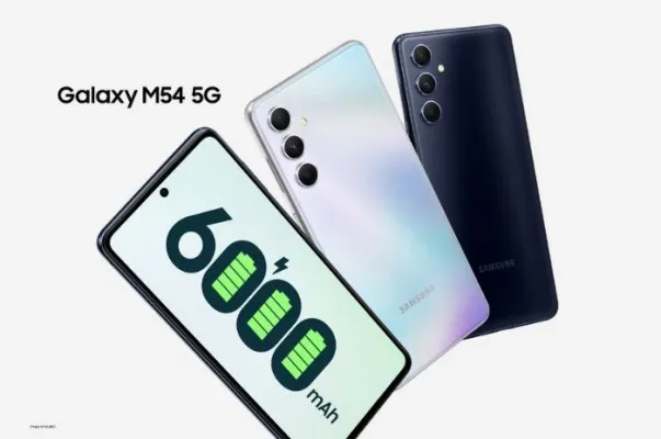 Harga terbaru hp Samsung Galaxy M54 5G yang dibekali spesifikasi unggulan. (samsung.com)