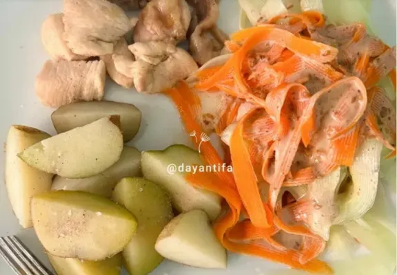 Mudah dibuat, resep sarapan real food ini cocok untuk awali pagi dengan makanan yang sehat dan juga enak. (Cookpad @dayantifa)