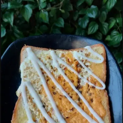 Coba resep roti panggang telur ini sebagai menu sarapan sehat dan mengenyangkan. (Cookpad/@sumayyah307)