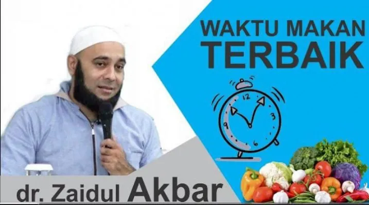 Ini Waktu Makan Terbaik, Jurus Sehat Rasulullah Menurut Dr Zaidul Akbar! Simak di Sini Sampai Akhir (Tangkap layar/YouTube/Dakwah Ayat)