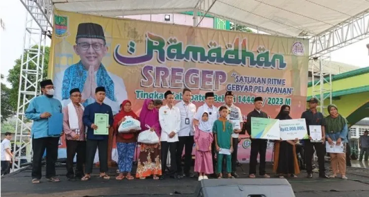 Kegiatan Ramadhan SREGEP yang diadakan  Pemerintah Kabupaten Bekasi di Mesjid Jamie Al-Ittihaad Kecamatan Babelan. (Ist)