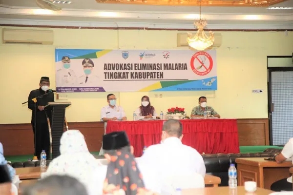 Acara advokasi eleminisai malaria tingkat Kabupaten Pandeglang di Hotel Rizki, Rabu (9/6/2021) (ist)