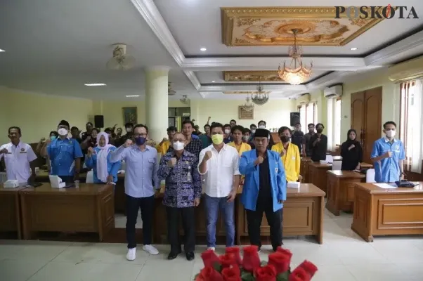 Sekda Pandeglang Revitalisasi Pemberdayaan dan Pengembangan Organisasi Kepemudaan di Hotel S'Rizki Pandeglang, Sabtu (12/3/2022).