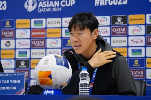 Shin Tae-yong punya taktik rahasia bisa mengalahkan Uzbekistan di laga semifinal Piala Asia U23 nanti malam Senin 29 April 2024 pukul 21.00 WIB. (PSSI)