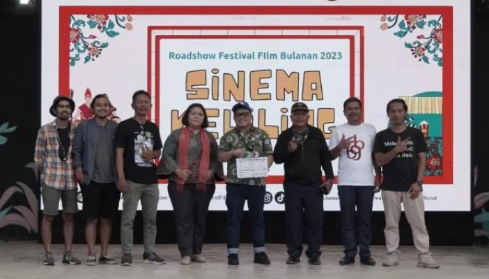 Kegiatan sinema keliling di Medan.(Ist)