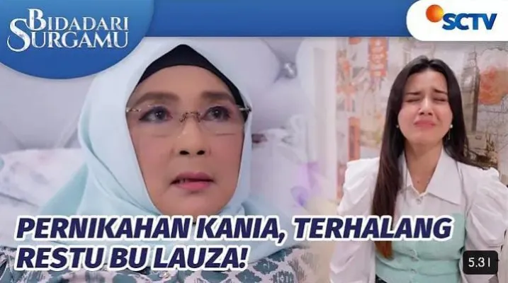 Rangga dan Kania Berencana Menikah, Bu Lauza Menentang Keras! Sinopsis Bidadari Surgamu 14 Mei 2024 (Tangkap layar/YouTube SCTV)