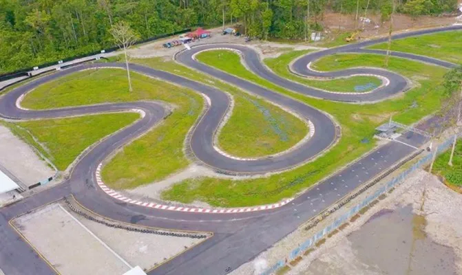 Road Race Papua makin berkembang, bakalan gelar Intan Angkasa IMI Korwil Mimika Open Road Race 2021 di Sirkuit Baru Timika. (Foto/eby)