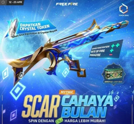 Klaim Kode Redeem FF 13 April 2024 dan Dapatkan Skin Scar Cahaya Bulan Gratis (Tangkapan layar/Instagram/freefirebgid)