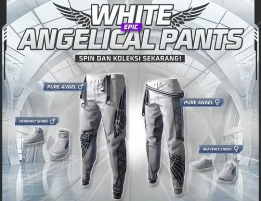 Klaim Kode Redeem FF Hari Ini Jumat 21 Juni 2024 dan Dapatkan Skin White Angelical Pants Gratis (Tangkap layar/Instagram/@freefirebgid)