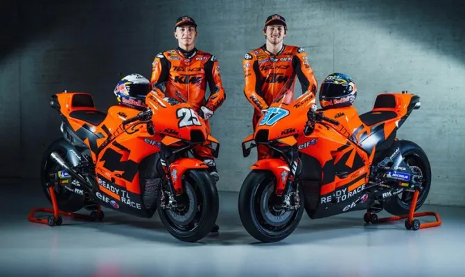 Remy Gadner dan Raul Fernandez duo rookie Tech3 KTM ancaman serius MotoGp musim 2022.(Foto/motogp)