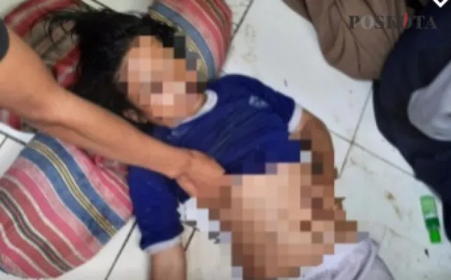 Gadis remaja yang tewas tenggelam di bekas galian pasir di Tangerang.(iqbal)