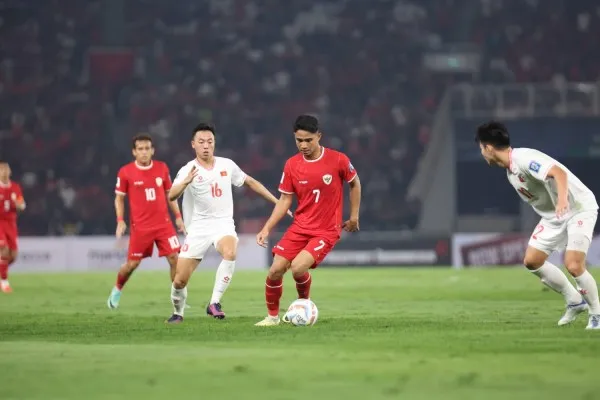 Pemain Timnas U-23, Marselino Ferdinan. Ada 28 pemain Timnas U-23 yang berangkat ke Dubai UEA untuk melakukan pemusatan latihan pada Senin, 1 April 2024. (Dok. PSSI)