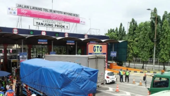 Tol Tanjung Priok akan gunakan tarif baru mulai 26 Februari 2022, pukul 24.00 WIB.(Ist)