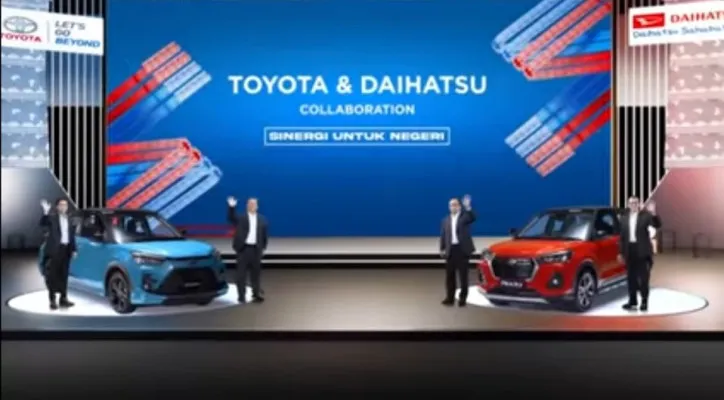 Toyota Raize dan Daihatsu Rocky resmi diperkenalkan di Indonesia. (foto: ist)