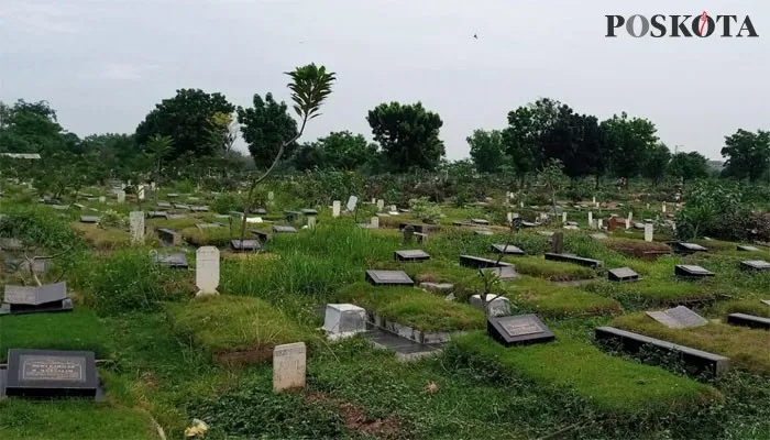 Salah satu tempat pemakaman umum (TPU) di wilayah Bekasi beberapa waktu lalu. (Ihsan Fahmi)