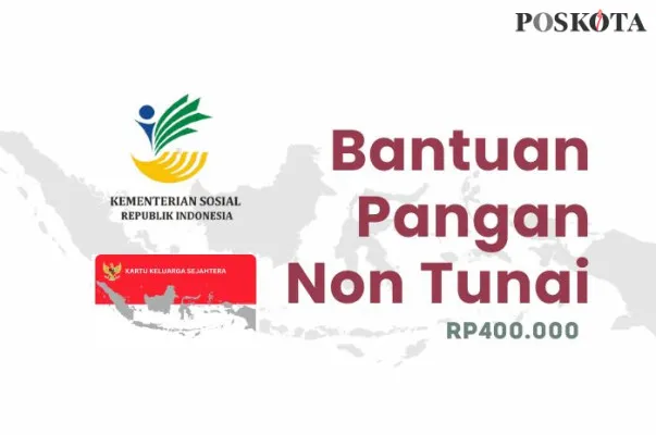 Pemerintah cairkan dana Rp400.000 bansos BPNT bagi KPM yang terdata dalam DTKS. (Poskota/Della Amelia)