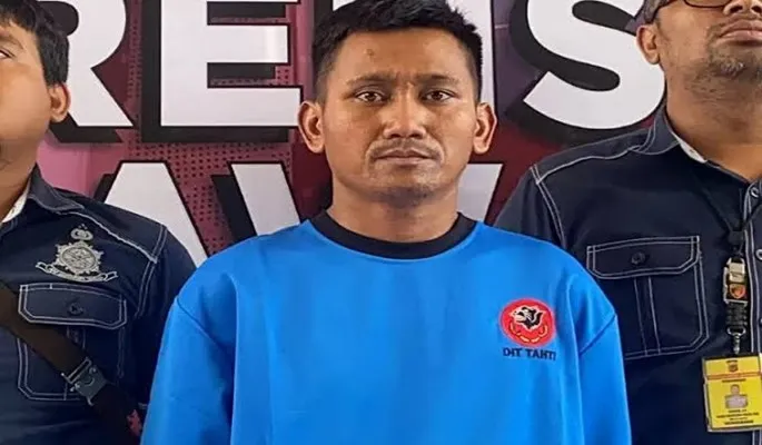 Pegi Setiawan alias Perong ditetapkan sebagai tersangka usai dinyatakan DPO oleh polisi di kasus pembunuhan Vina Cirebon. (Sumber: X/Twitter/@Miduk17)