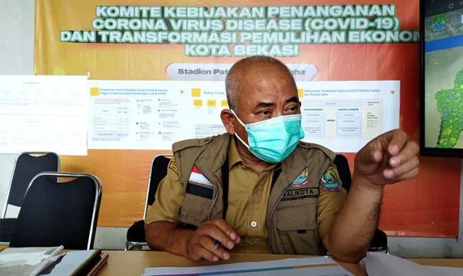 Rahmat Effendi: Persentase kesembuhan penderita Covid-19 Kota Bekasi, berada di angka 94,75 persen. (Foto/cr02) 