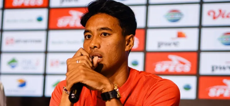 Potret pemain Bali United, Made Andhika Wijaya pada saat persiapan laga Piala Presiden 2024. (Dok. Bali United)