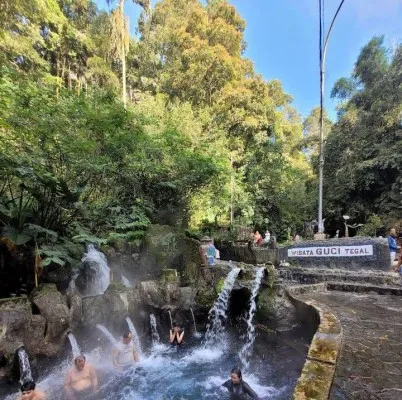 Guci, Sensasi Berendam Air Panas di Kaki Gunung Slamet (Tangkapan layar/Instagram/guciforest_)