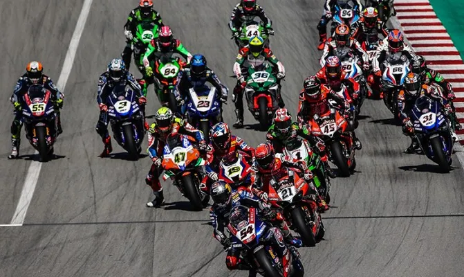 Sirkuit Mandalika kembali jadi tuan rumah, kalender sementara WSBK 2022. (Foto/wsbk)