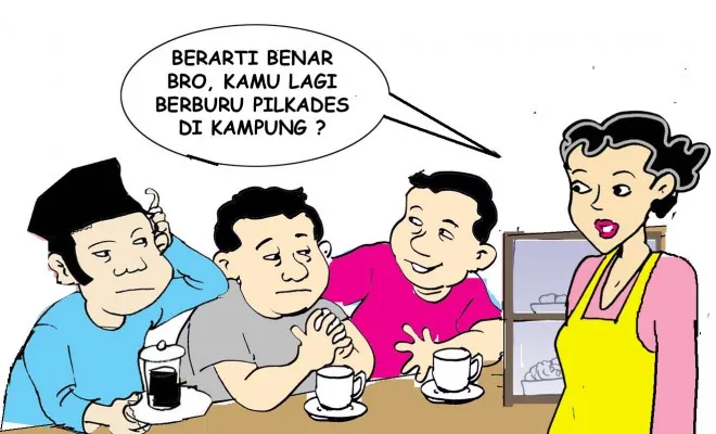 Ilustrasi Obrolan Warteg. (Poskota/Yudhi Himawan)