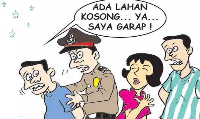 Ilustrasi Nah Ini Dia 'Sepakat Program Jeda Hamil Bini Malah Dihamili Tetangga', edisi Sabtu (03/04/2021). (ucha)