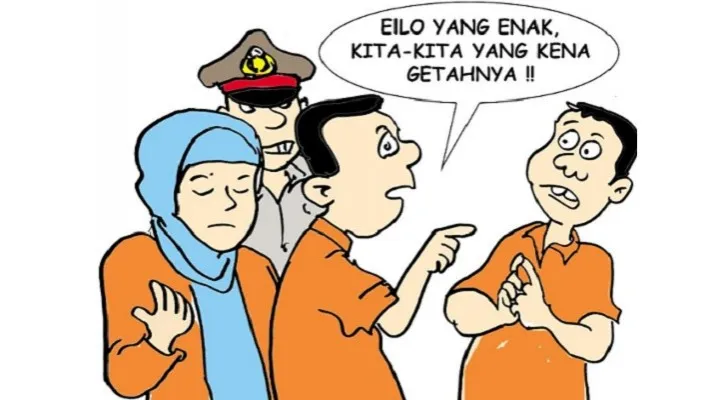 Nah Ini Dia, edisi: Bingung Pacarnya Bunting Dikasih Obat Malah Tewas. (Ilustrator: ucha)