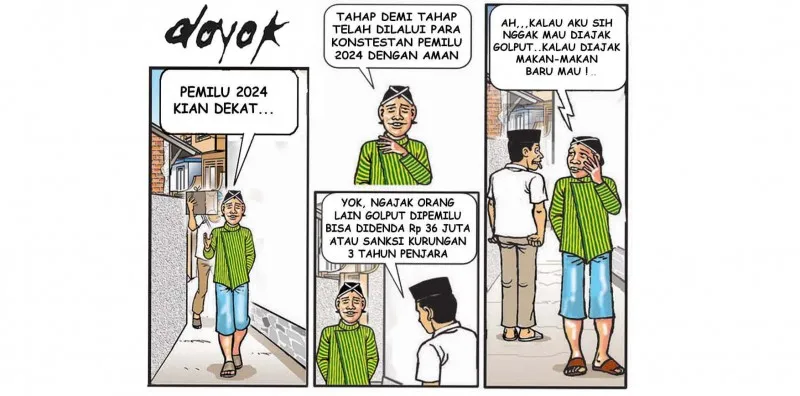 Mas Doyok anti golput