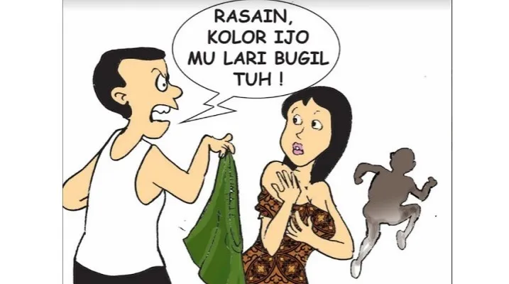 Nah Ini Dia, episode Juragan jadi Kolor hijau. (ucha)