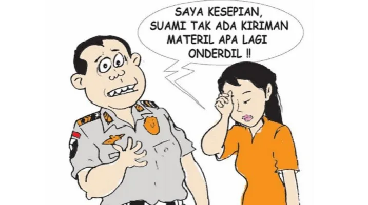 Nah Ini Dia, edisi: Suami Merantau 1,5 Tahun Tapi Bini Kok Melahirkan? (Ilustrasto: ucha)