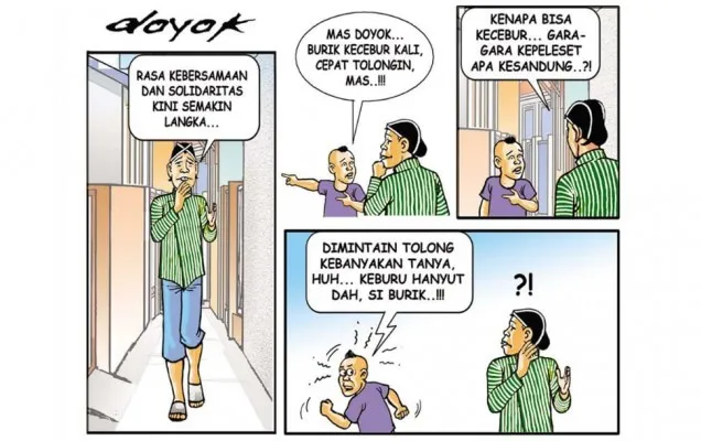 Solidaritas itu penting kata Mas Doyok, tapi...