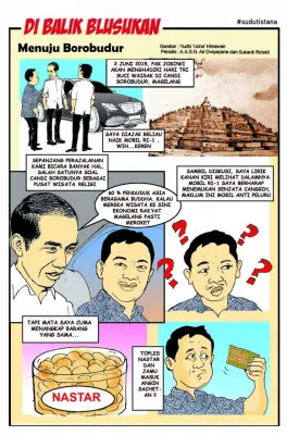 Di Balik Blusukan : menuju borobudur