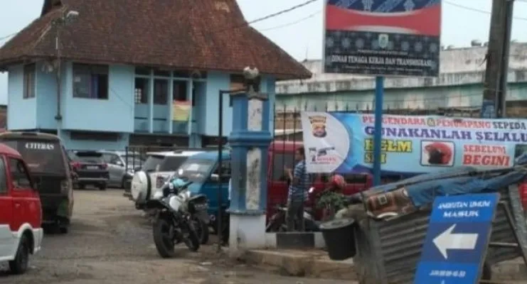 Kondisi lahan yang bakal dibangun terminal angkot Cipanas (Ist).